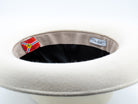 OrangebearSTL fedora Hat in white inside