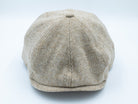 orangebearstl newsboy hat in oatmeal color front