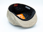 orangebearstl newsboy hat in oatmeal color inside