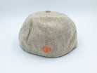 orangebearstl newsboy hat in oatmeal color back