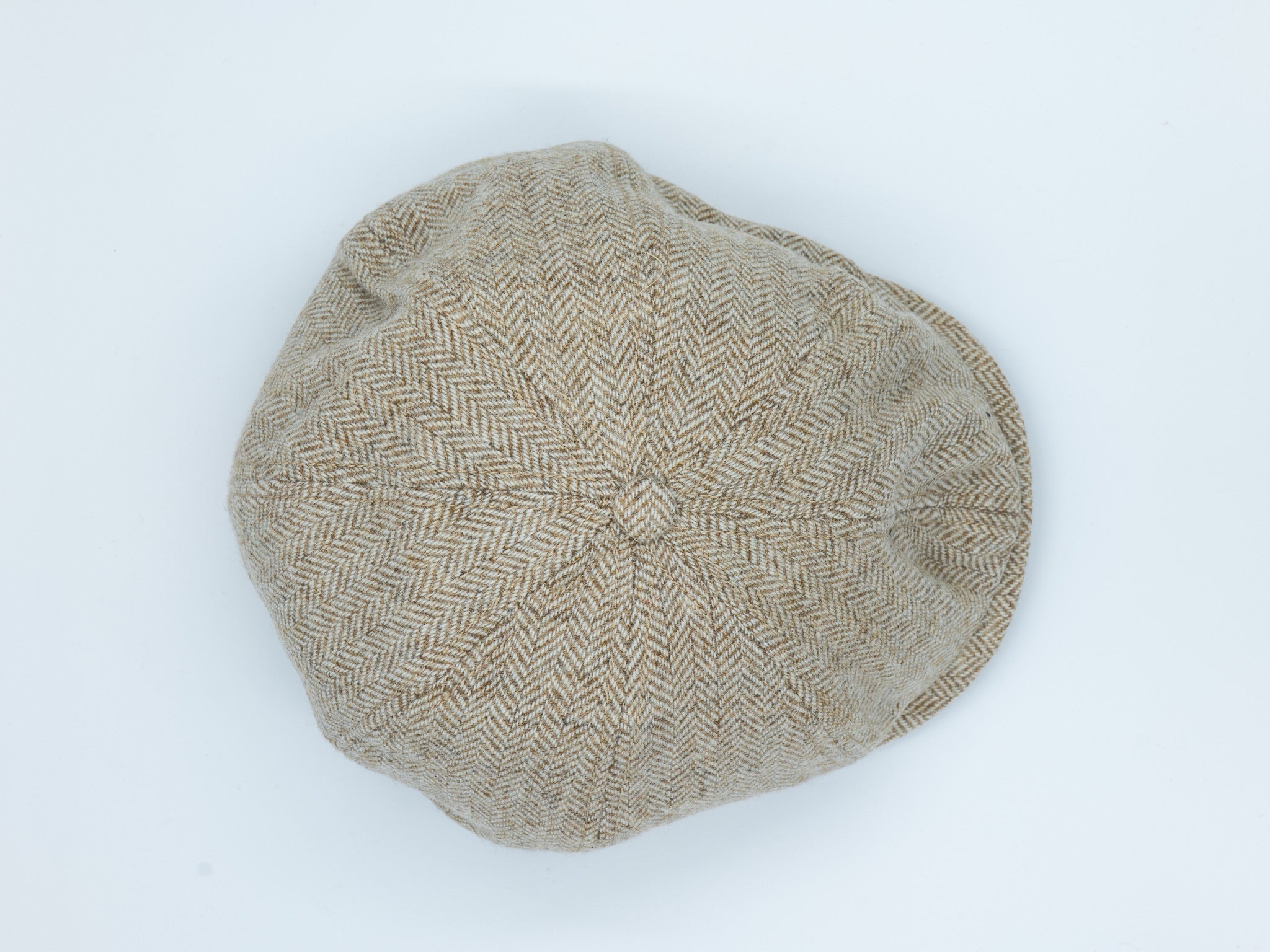 orangebearstl newsboy hat in oatmeal color top