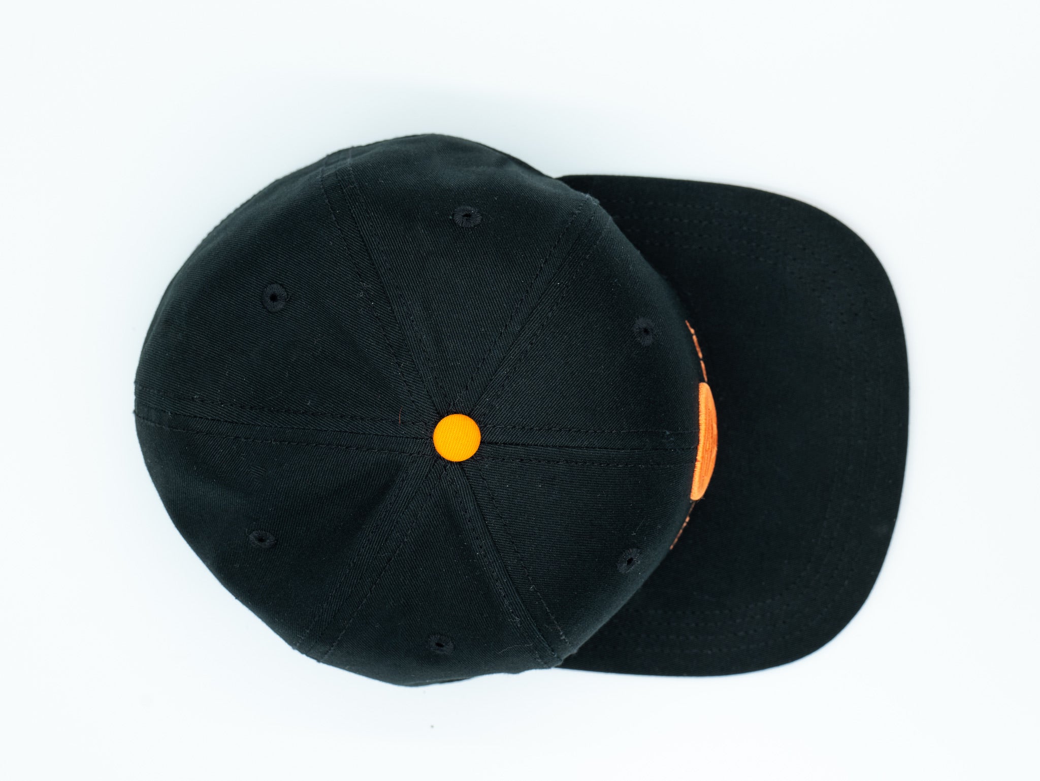 OranbearSTL Baseball Hat in Black top view