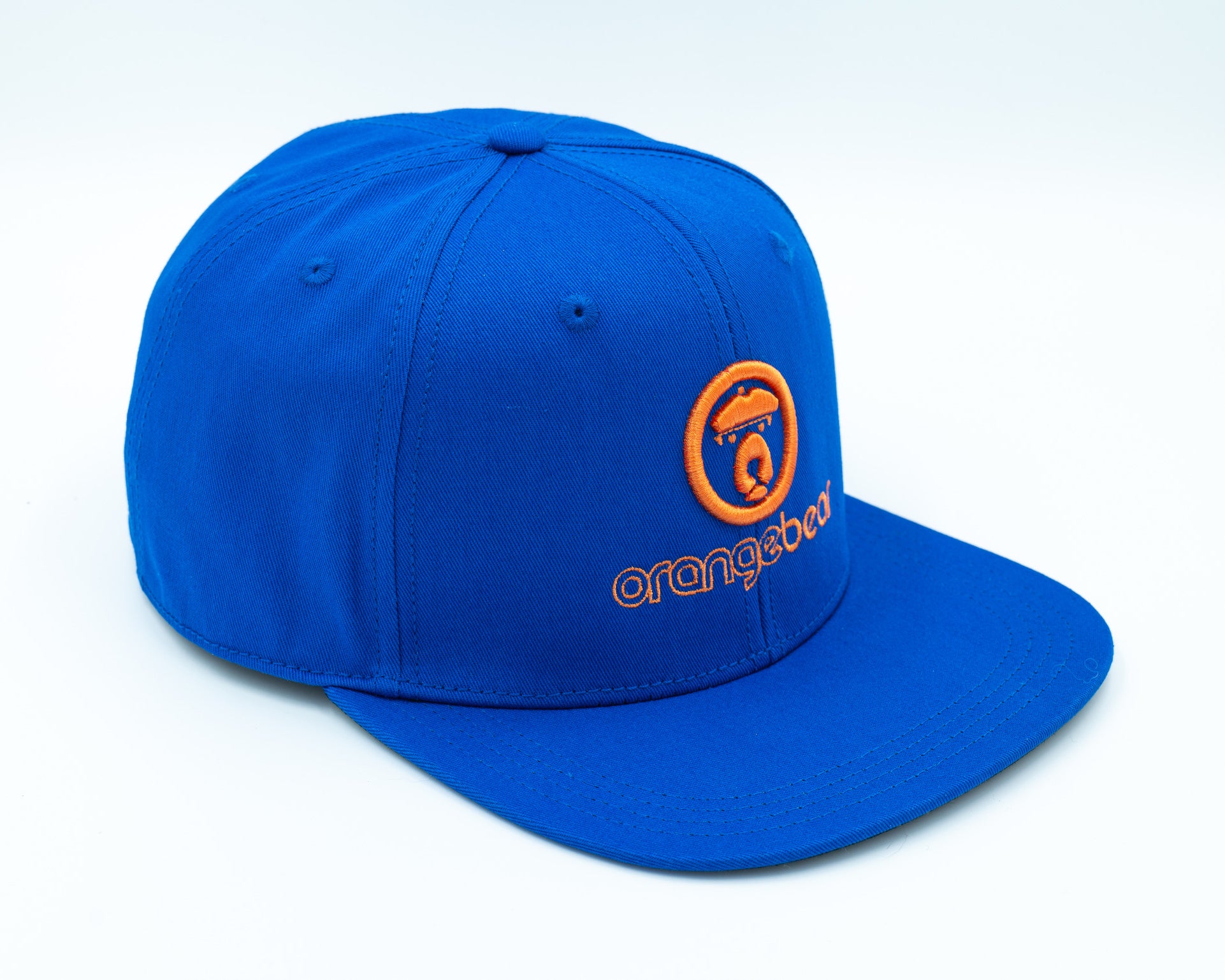 OranbearSTL Baseball Hat in blue sideway