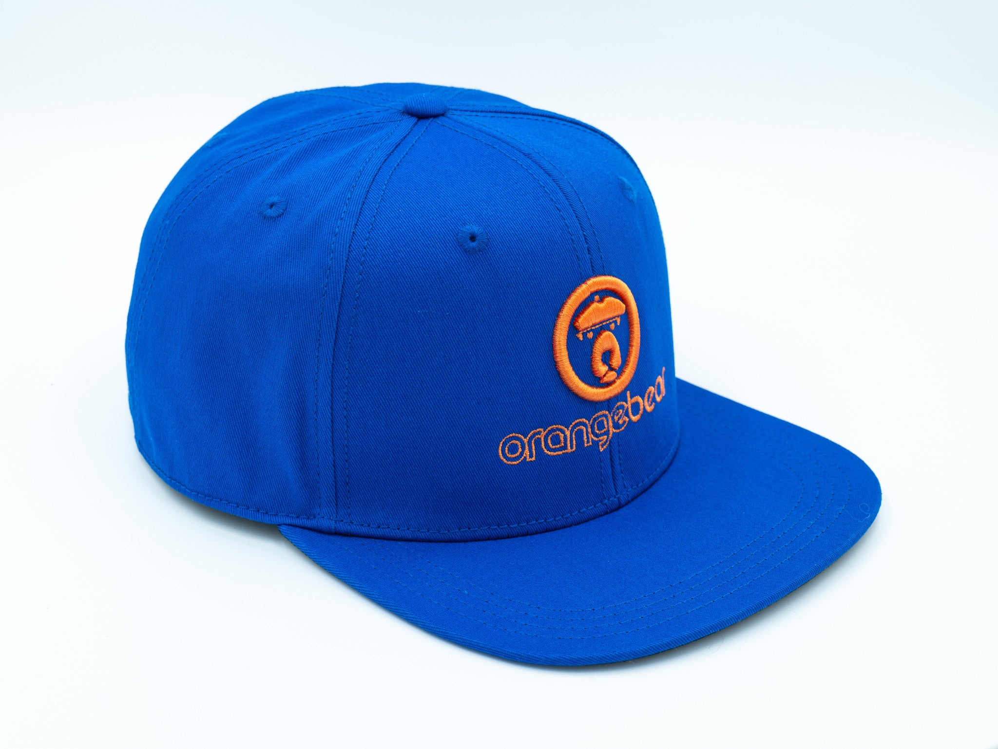 OranbearSTL Baseball Hat in blue sideway