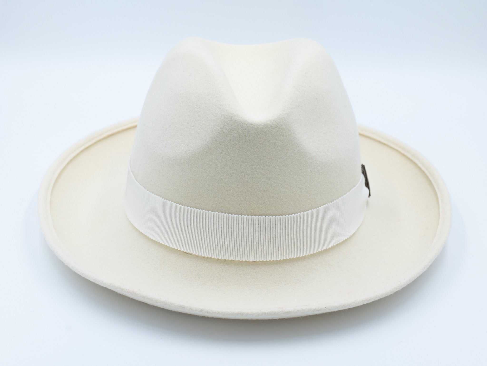 OrangebearSTL fedora Hat in white side